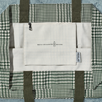 The Everything Everywhere Bag (Houndstooth-Forest)